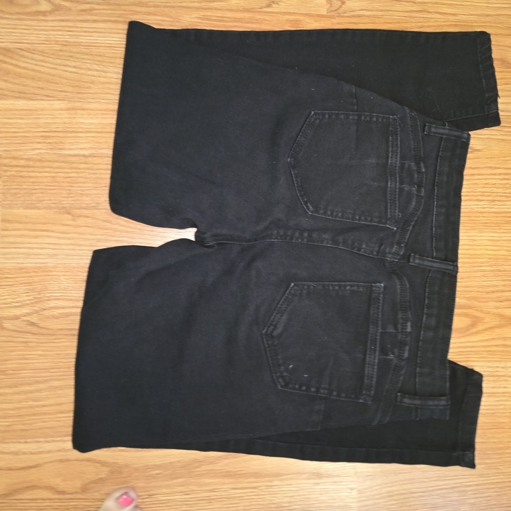 WAX JEANS Womens/junior 13x31 Wax Slim Black Jeans - Picture 5 of 6